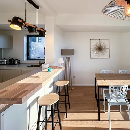 Luxueux T4 Vue Avec Jardin Prive 아파트
